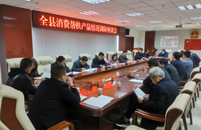 宁县人大常委会调研组调研全县消费帮扶产品情况